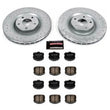 Load image into Gallery viewer, PowerStop Front Z23 Evolution Sport Brake Kit fits 2006-2013 Chevrolet Corvette - Main Product View