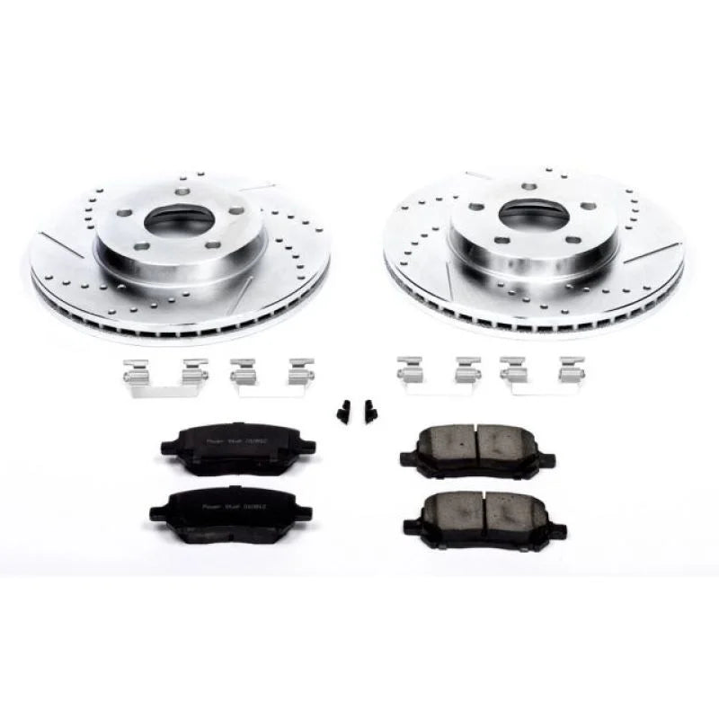 PowerStop Front Z23 Evolution Sport Brake Kit fits 2010 Chevrolet Cobalt / 2008-2010 Chevrolet Cobalt LS / 2007-2010 Chevr...
