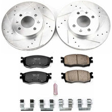 Load image into Gallery viewer, PowerStop Front Z23 Evolution Sport Brake Kit fits 2010 Hyundai Accent Blue / 2011 Hyundai Accent GL / 2006-2011 Hyundai A...
