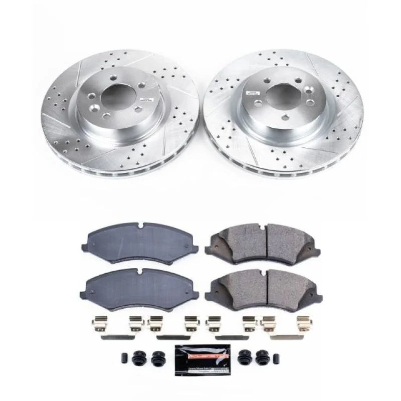 PowerStop Front Z23 Evolution Sport Brake Kit fits 2010 Land Rover LR4 Hse - Main Product View