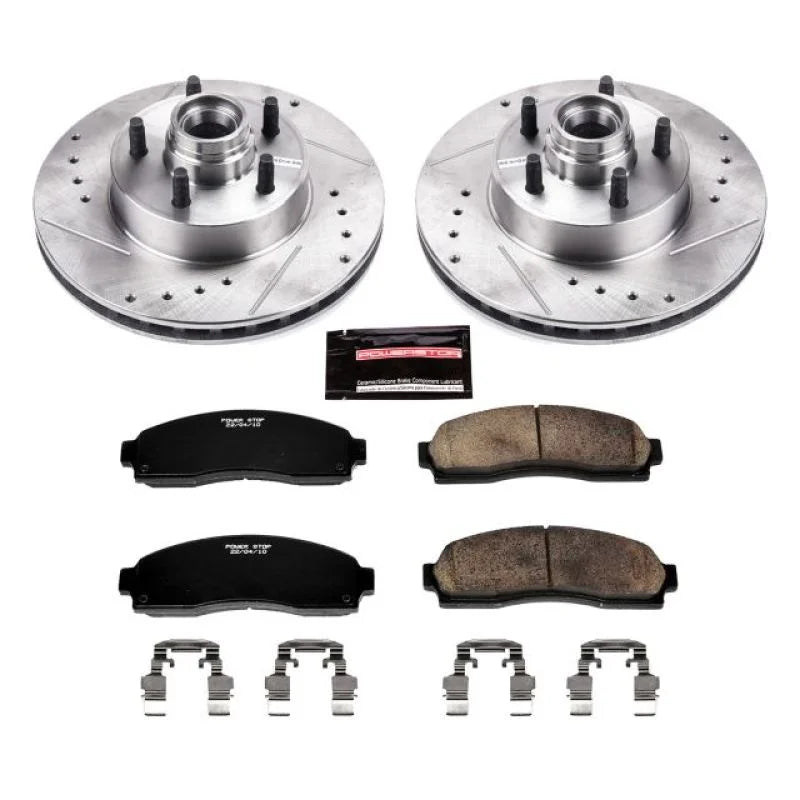 PowerStop Front Z23 Evolution Sport Brake Kit fits 2010-2011 Ford Ranger / Ranger SPORT - Main Product View