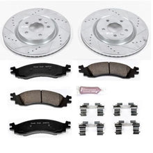Load image into Gallery viewer, PowerStop Front Z23 Evolution Sport Brake Kit fits 2011-2012 Ford Taurus SHO - Main Product View