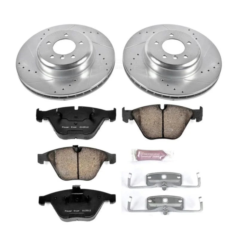 PowerStop Front Z23 Evolution Sport Brake Kit fits 2011-2013 BMW 335I xDrive / 2013-2015 BMW X1 / BMW 335I - Main Product ...