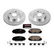 Load image into Gallery viewer, PowerStop Front Z23 Evolution Sport Brake Kit fits 2013 Scion iQ Ev / 2012-2018 Toyota Prius C Four / 2019 Toyota Prius C ...