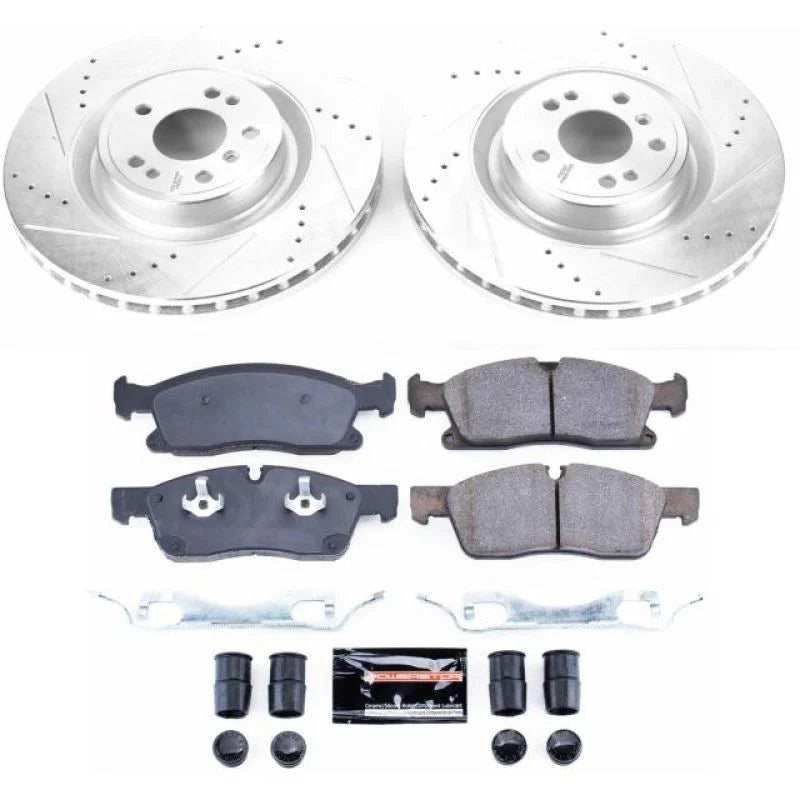 PowerStop Front Z23 Evolution Sport Brake Kit fits 2013-2016 Mercedes-Benz GL350 / 2014-2016 Mercedes-Benz GL450 / 2016-20...
