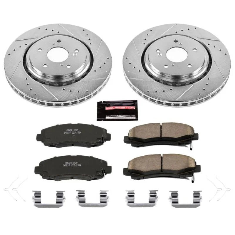 PowerStop Front Z23 Evolution Sport Brake Kit fits 2015-2020 Acura Tlx - Main Product View