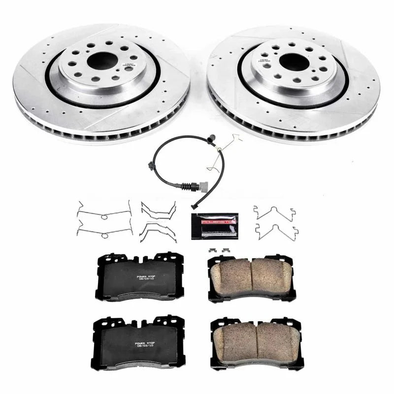 PowerStop Front Z23 Evolution Sport Brake Kit fits 2018-2023 Lexus LS500 / 2018-2023 Lexus LS500H