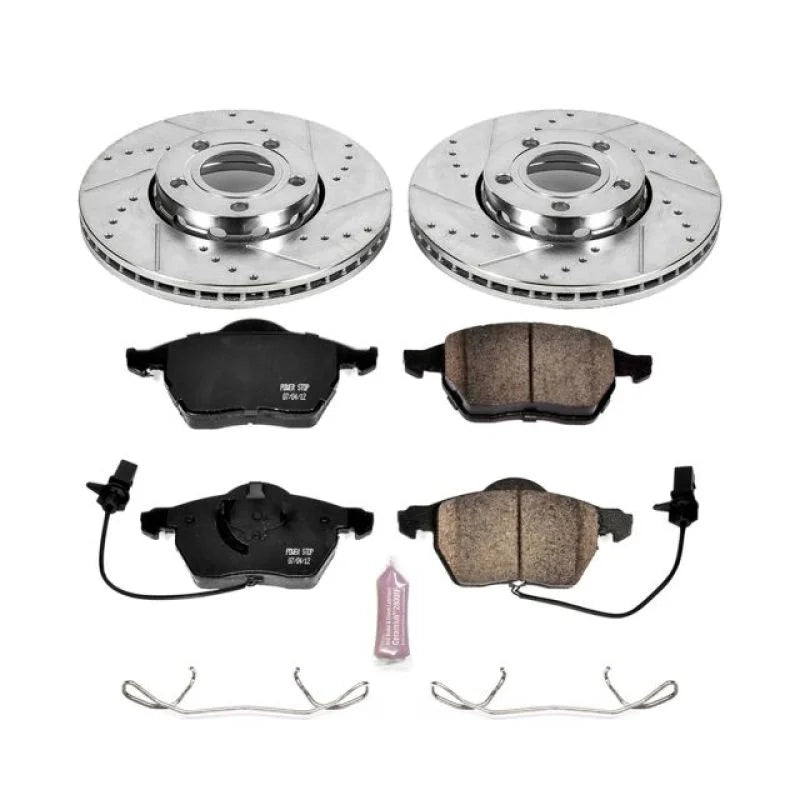 PowerStop Front Z23 Evolution Sport Brake Kit fits Audi A4 / 2005-2006 Audi A4 Cabriolet - Main Product View