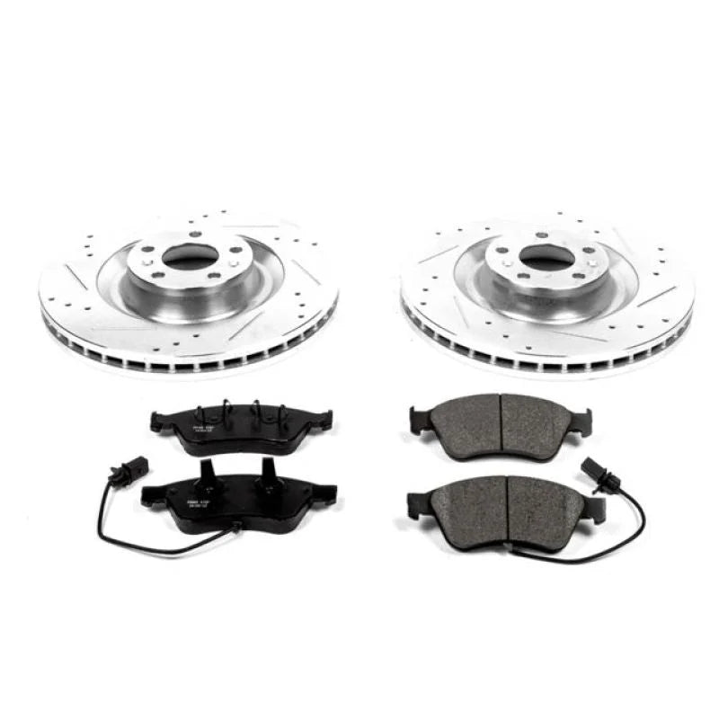 PowerStop Front Z23 Evolution Sport Brake Kit fits Audi A6 / 2009-2011 Audi A6 Quattro Avant / 2003-2010 Audi A8 Quattro /...