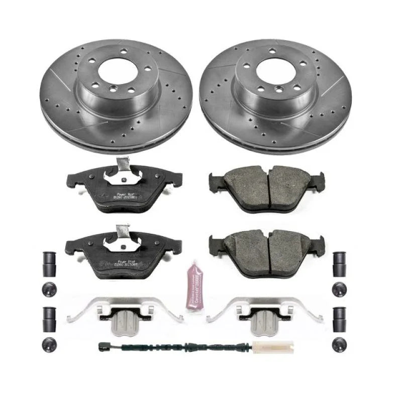 PowerStop Front Z23 Evolution Sport Brake Kit fits BMW X1 / 2013-2015 BMW X1 SDRIVE28I - Main Product View
