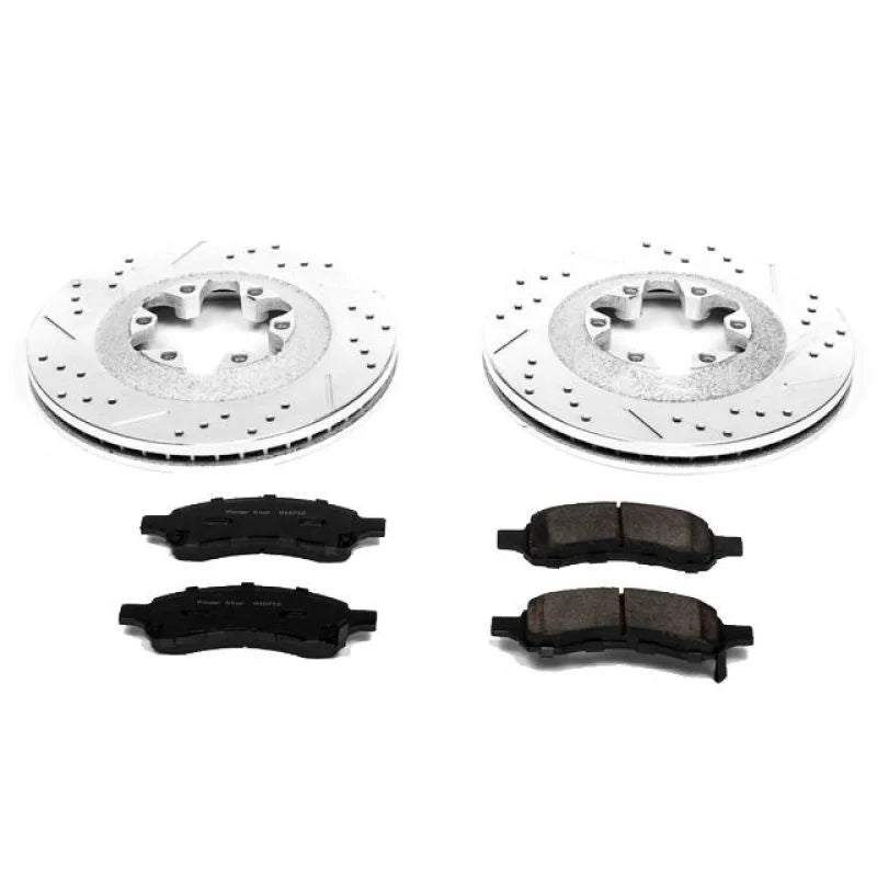 PowerStop Front Z23 Evolution Sport Brake Kit fits Chevrolet Colorado / 2009-2012 Chevrolet Colorado LT / 2009-2012 GMC Ca...