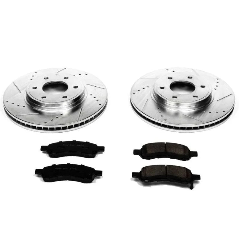 PowerStop Front Z23 Evolution Sport Brake Kit fits Chevrolet TrailBlazer / 2006-2009 Chevrolet TrailBlazer SS / 2008-2009 ...