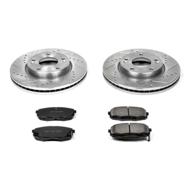 PowerStop Front Z23 Evolution Sport Brake Kit fits Hyundai Elantra / 2009 Hyundai Elantra Touring / 2010-2012 Hyundai Elan...