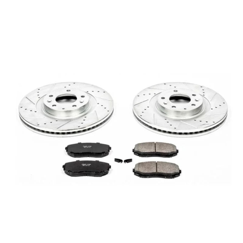 PowerStop Front Z23 Evolution Sport Brake Kit fits Mazda CX-9 / 2007-2015 Mazda CX-9 Grand Touring - Main Product View