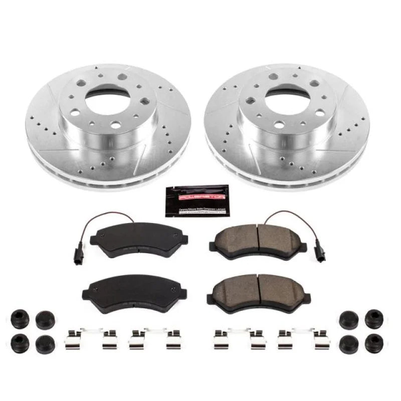 PowerStop Front Z23 Evolution Sport Brake Kit fits Ram Promaster / 2014-2024 Ram Promaster 1500 / 2014-2024 Ram Promaster ...