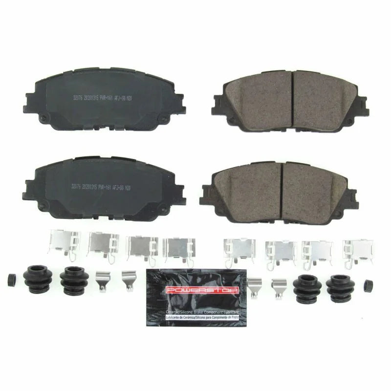 PowerStop Front Z23 Evolution Sport Brake Pads w/Hardware fits 2021-2023 Lexus ES250 / 2019-2023 Lexus ES300H / 2019-2023 ...
