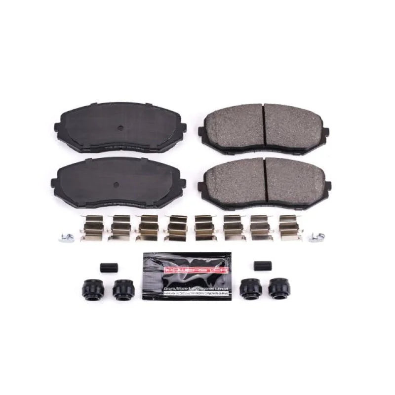 PowerStop Front Z23 Evolution Sport Brake Pads w/Hardware fits 2006-2013 Suzuki Grand / Grand Vitara - Main Product View