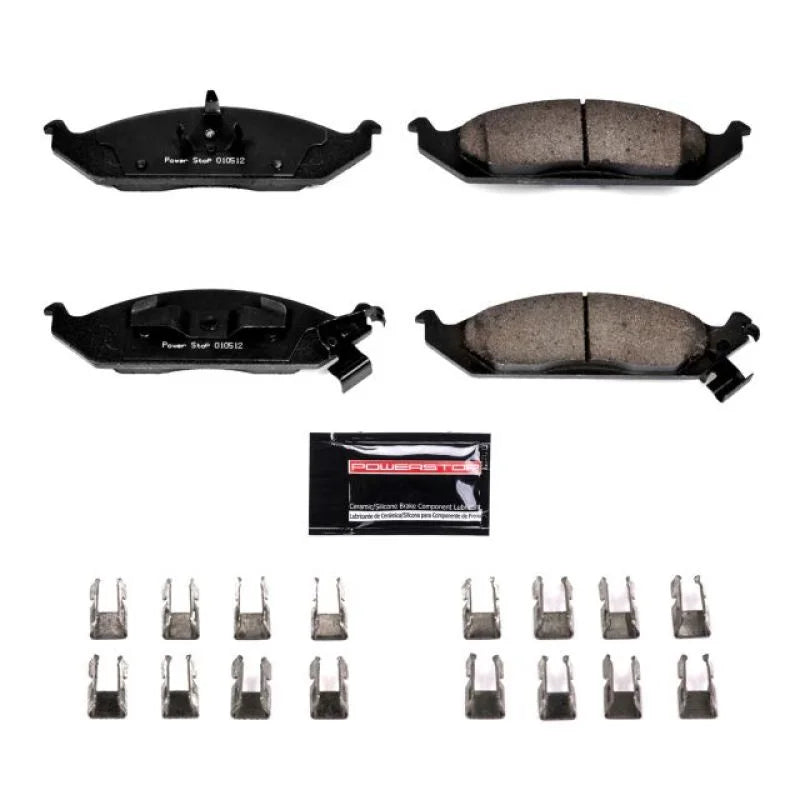 PowerStop Front Z23 Evolution Sport Brake Pads w/Hardware fits 1995-2000 Chrysler Cirrus / 1995-2000 Dodge Stratus / 1996-...