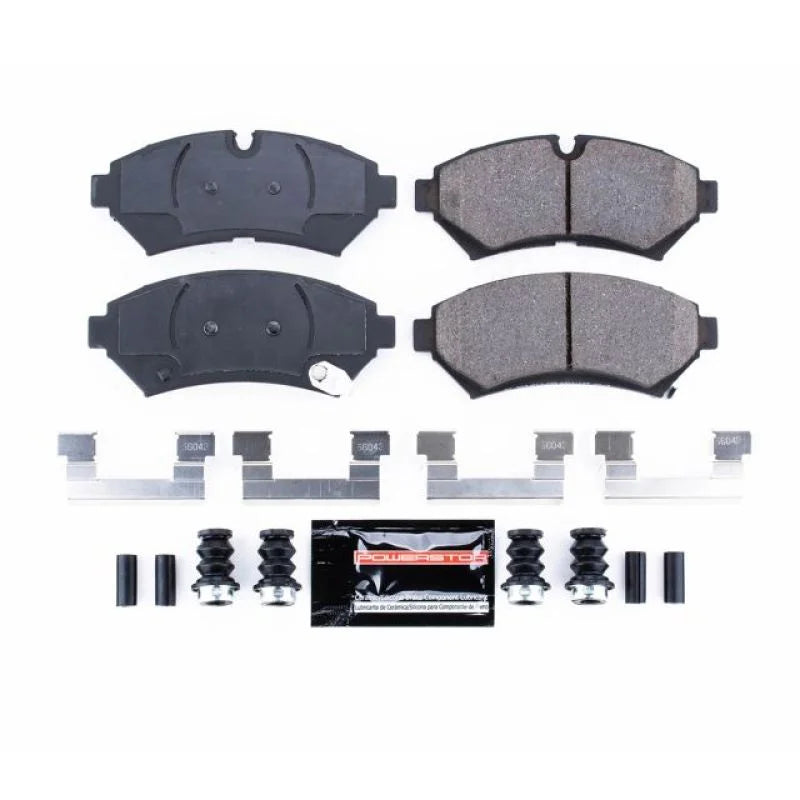 PowerStop Front Z23 Evolution Sport Brake Pads w/Hardware fits 1998-2002 Cadillac Seville / 1998-2002 Cadillac Seville SLS
