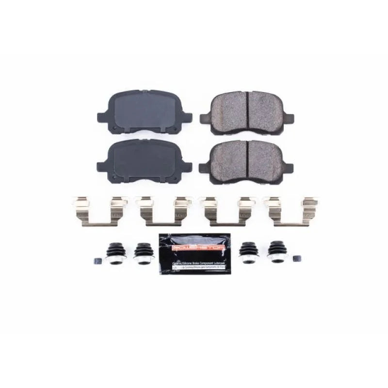 PowerStop Front Z23 Evolution Sport Brake Pads w/Hardware fits 1998-2002 Chevrolet Prizm / 1998-2002 Toyota Corolla Ce / 2...