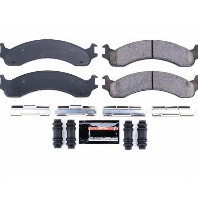 PowerStop Front Z23 Evolution Sport Brake Pads w/Hardware fits 2000-2002 Dodge Ram 2500 / 2000-2002 Dodge Ram 3500 - Main ...