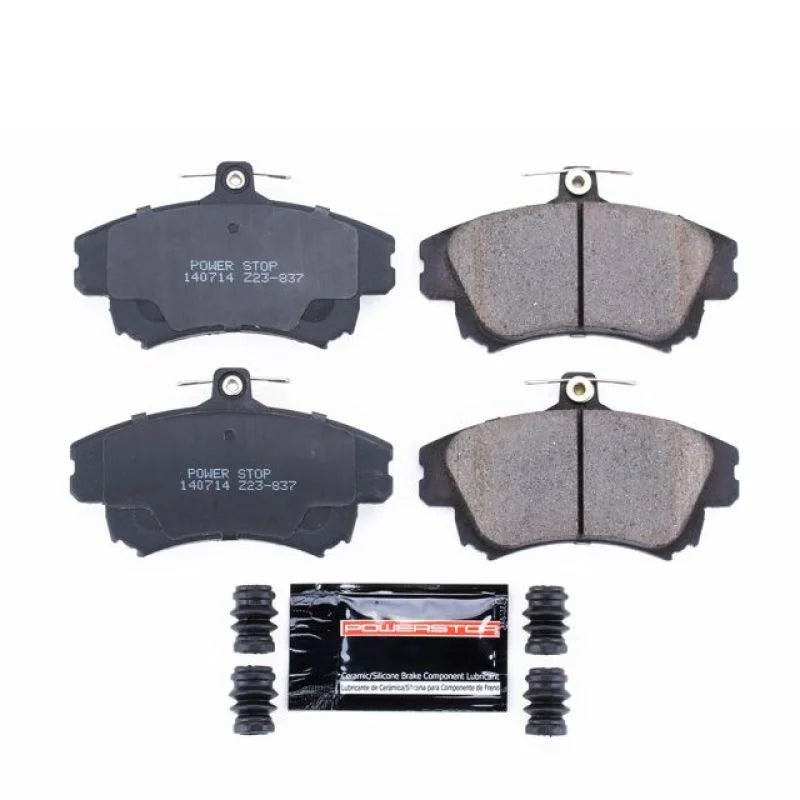 PowerStop Front Z23 Evolution Sport Brake Pads w/Hardware fits 2000-2004 Volvo S40 / V40 - Main Product View