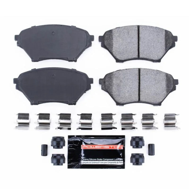 PowerStop Front Z23 Evolution Sport Brake Pads w/Hardware fits 2001-2005 Mazda Miata - Main Product View
