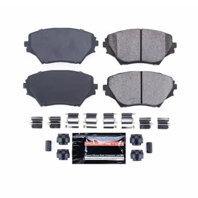 PowerStop Front Z23 Evolution Sport Brake Pads w/Hardware fits 2001-2005 Toyota RAV4 / 2005 Toyota RAV4 L - Main Product View