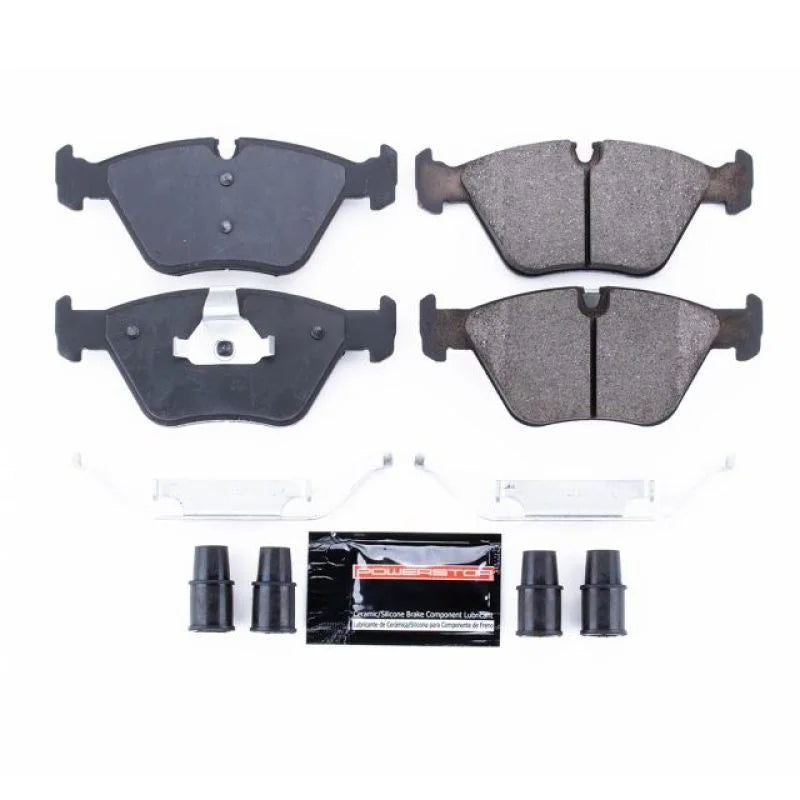 PowerStop Front Z23 Evolution Sport Brake Pads w/Hardware fits 2001-2006 BMW 330CI / 2001-2005 BMW 330I / 2001-2005 BMW 33...
