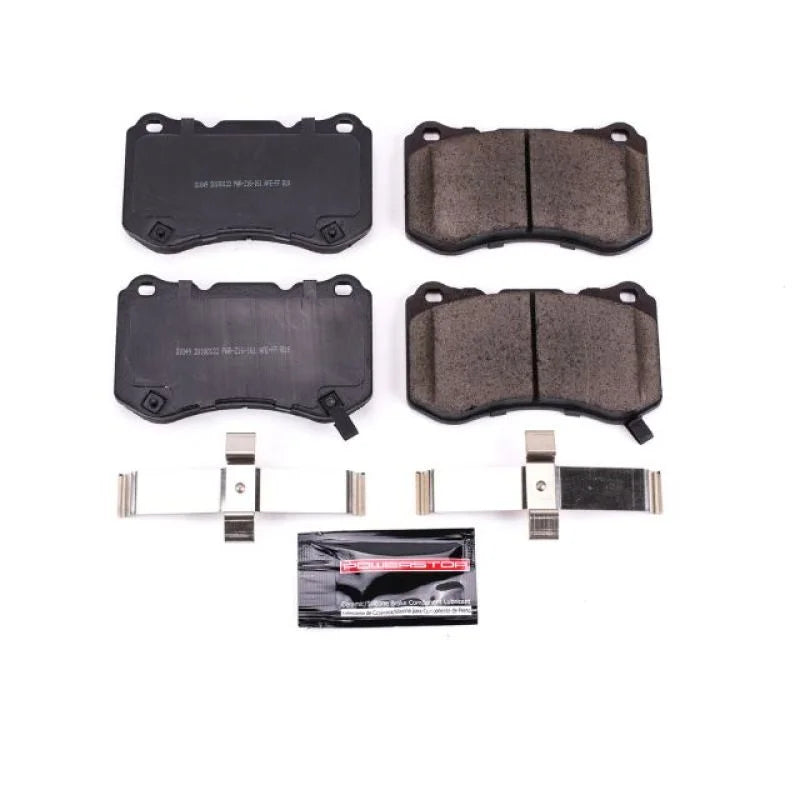 PowerStop Front Z23 Evolution Sport Brake Pads w/Hardware fits 2004-2006 Acura TL / 2007-2008 Acura TL Type-s - Main Produ...