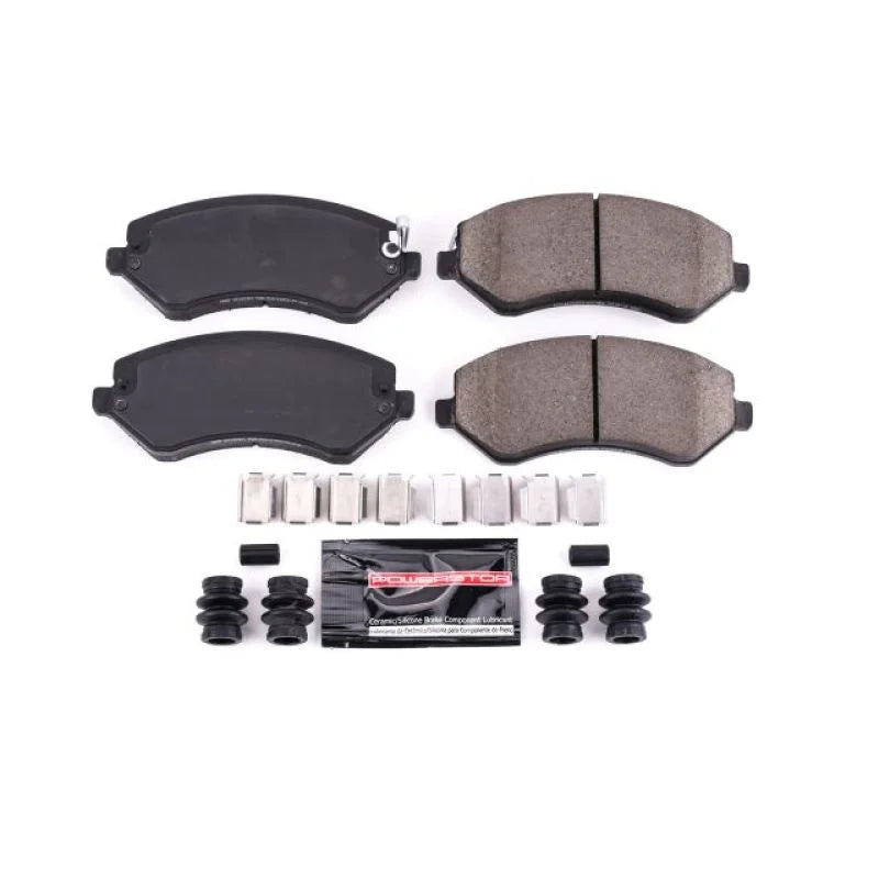 PowerStop Front Z23 Evolution Sport Brake Pads w/Hardware fits 2004-2007 Chrysler Town & COUNTRY / 2001-2003 Chrysler Voya...