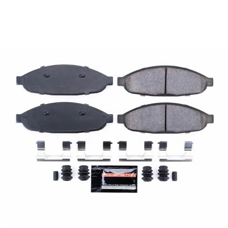 PowerStop Front Z23 Evolution Sport Brake Pads w/Hardware fits 2004-2008 Chrysler Pacifica - Main Product View