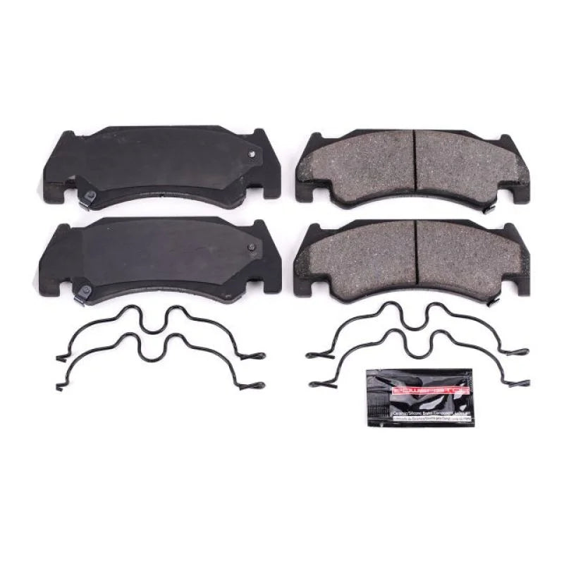 PowerStop Front Z23 Evolution Sport Brake Pads w/Hardware fits 2005-2006 Dodge Ram 1500 SRT-10 / 2005 Ram 1500 - Main Prod...