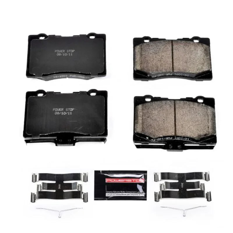 PowerStop Front Z23 Evolution Sport Brake Pads w/Hardware fits 2005-2012 Acura RL - Main Product View