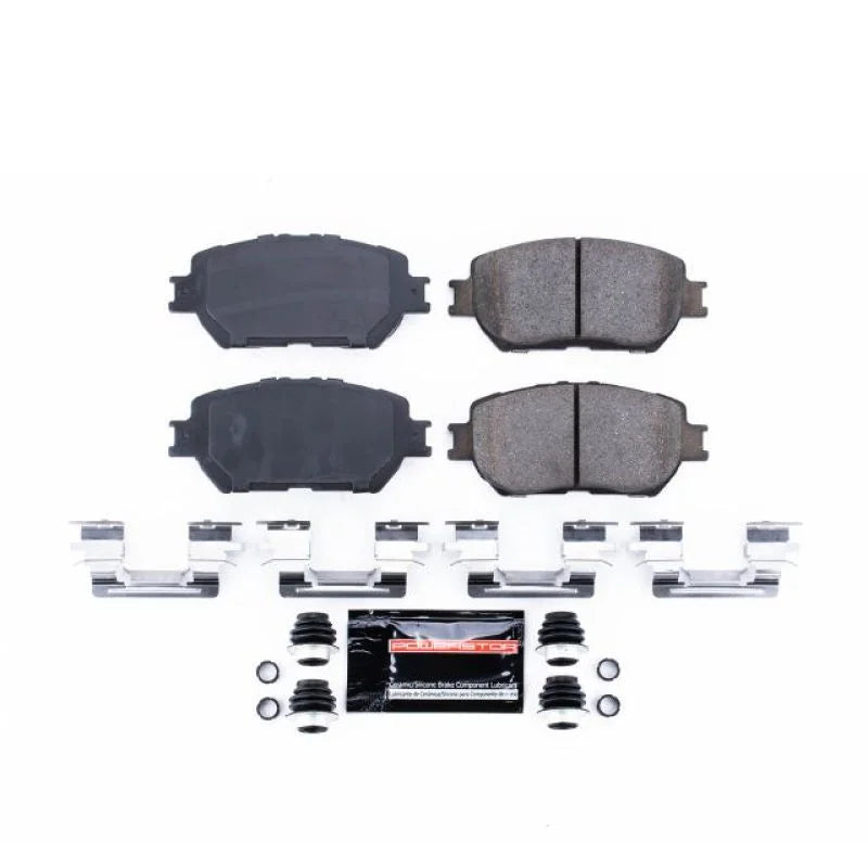 PowerStop Front Z23 Evolution Sport Brake Pads w/Hardware fits 2006 Lexus GS300 / 2009-2012 Lexus IS250 / 2010-2015 Lexus ...