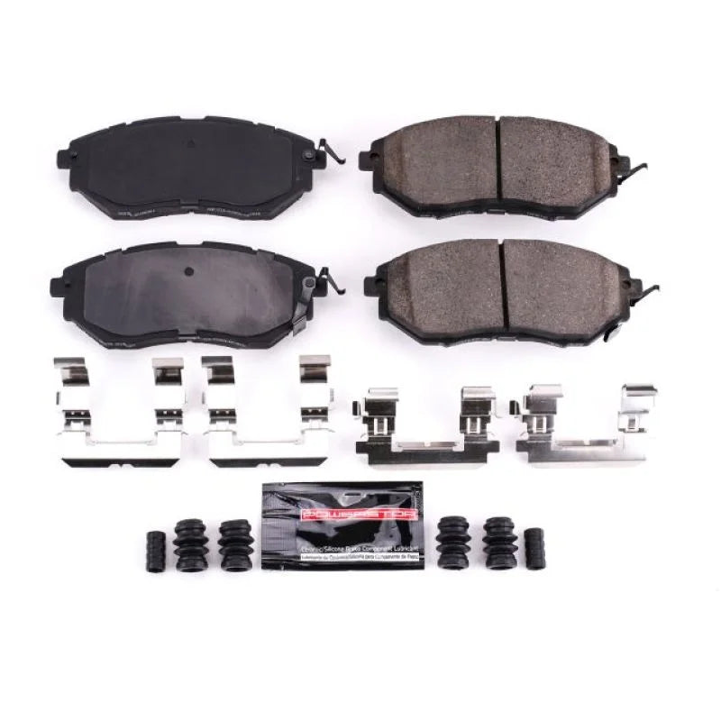 PowerStop Front Z23 Evolution Sport Brake Pads w/Hardware fits 2006-2007 Subaru B9 Tribeca / 2014-2017 Subaru Forester / 2...