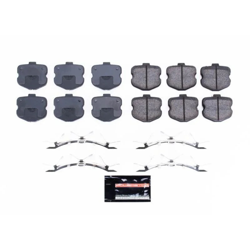 PowerStop Front Z23 Evolution Sport Brake Pads w/Hardware fits 2006-2013 Chevrolet Corvette - Main Product View