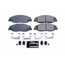 Load image into Gallery viewer, PowerStop Front Z23 Evolution Sport Brake Pads w/Hardware fits 2008-2014 Cadillac CTS / STS - Main Product View