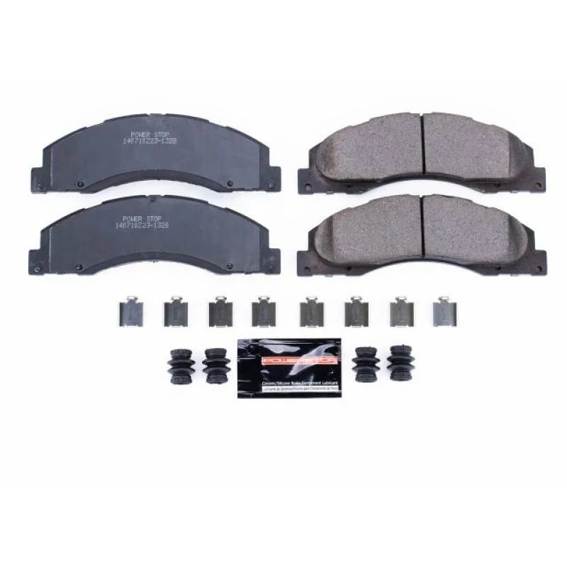 PowerStop Front Z23 Evolution Sport Brake Pads w/Hardware fits 2008-2014 Ford E-150 / 2008-2014 Ford E-250 / 2008-2019 202...