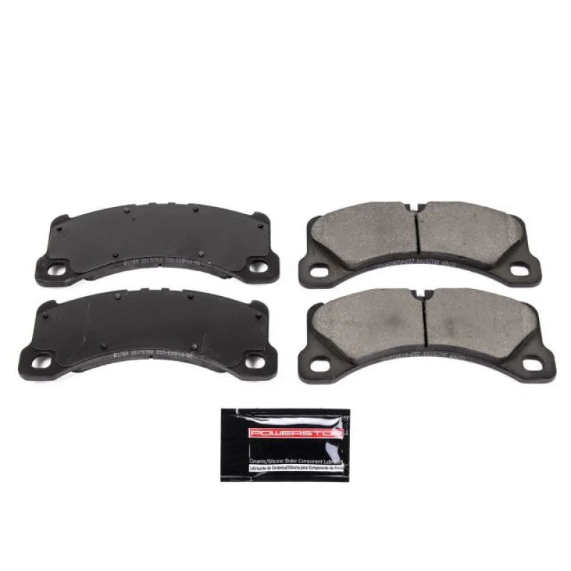 PowerStop Front Z23 Evolution Sport Brake Pads w/Hardware fits 2015-2018 Porsche Macan / 2017-2019 Porsche Panamera - Main...