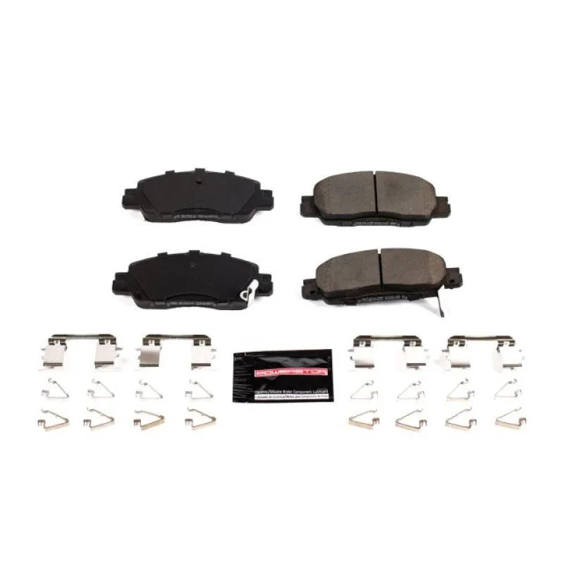PowerStop Front Z23 Evolution Sport Brake Pads w/Hardware fits 2016-2017 Honda Accord Lx-s / Honda Accord - Main Product View