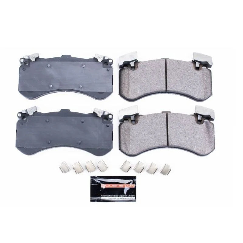 PowerStop Front Z23 Evolution Sport Brake Pads w/Hardware fits 2016-2018 Audi A7 Quattro / 2012-2016 Audi A8 Quattro / 201...