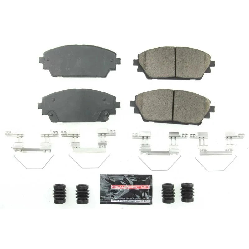 PowerStop Front Z23 Evolution Sport Brake Pads w/Hardware fits 2019-2025 Mazda 3 - Main Product View