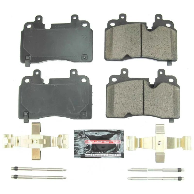 PowerStop Front Z23 Evolution Sport Brake Pads w/Hardware fits 2020-2024 Chevrolet Corvette Stingray / Chevrolet Corvette - Main Product Vi...