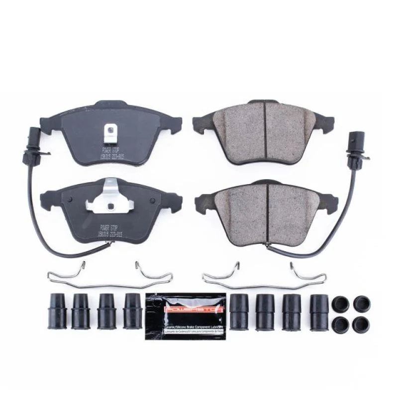 PowerStop Front Z23 Evolution Sport Brake Pads w/Hardware fits Audi A6 / 2002-2004 Audi A6 Quattro / 2001-2005 Audi Allroa...