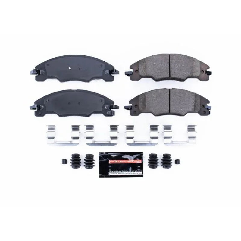 PowerStop Front Z23 Evolution Sport Brake Pads w/Hardware fits Ford Focus / 2008-2011 Ford Focus S / 2009-2011 Ford Focus SEL