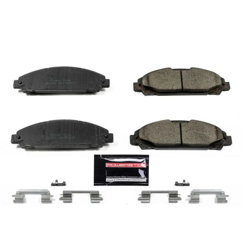 PowerStop Front Z23 Evolution Sport Brake Pads w/Hardware fits Ford Mustang / 2015-2024 Ford Mustang ECOBOOST / 2015-2017 ...