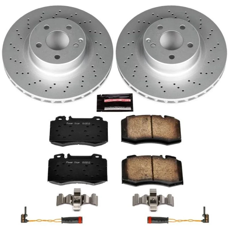 PowerStop Front Z23 Evolution Sport Coated Brake Kit fits 1999-2003 Mercedes-Benz CL500 / 2000-2002 Mercedes-Benz S430 / 2...
