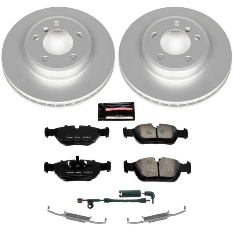 PowerStop Front Z23 Evolution Sport Coated Brake Kit fits 2000 BMW 323CI / 2000 BMW 323I / 2001-2006 BMW 325CI / 2001-2005...