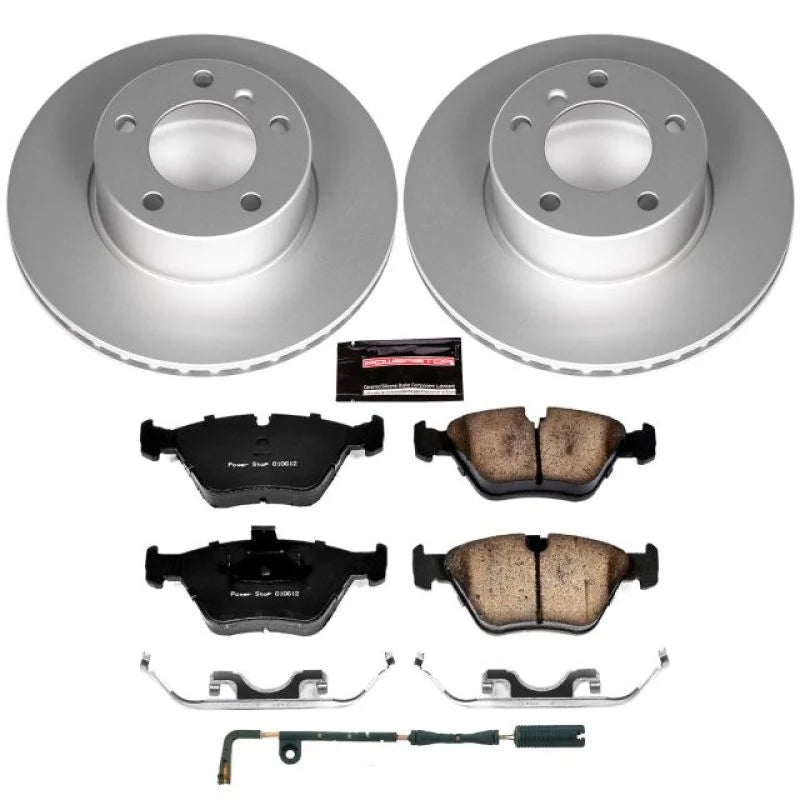 PowerStop Front Z23 Evolution Sport Coated Brake Kit fits 2001-2003 BMW 525I / 1997-2000 BMW 528I - Main Product View